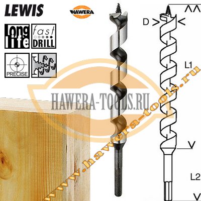   Lewis 18,0 x 450/380  -     