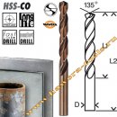    HSS-Co 4,2 x 75/43 